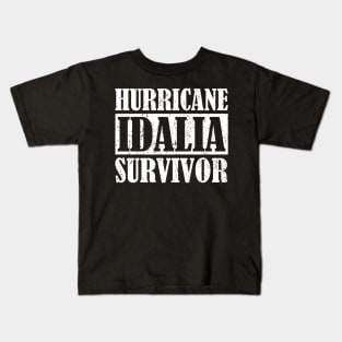 Hurricane IDALIA Survivor Kids T-Shirt